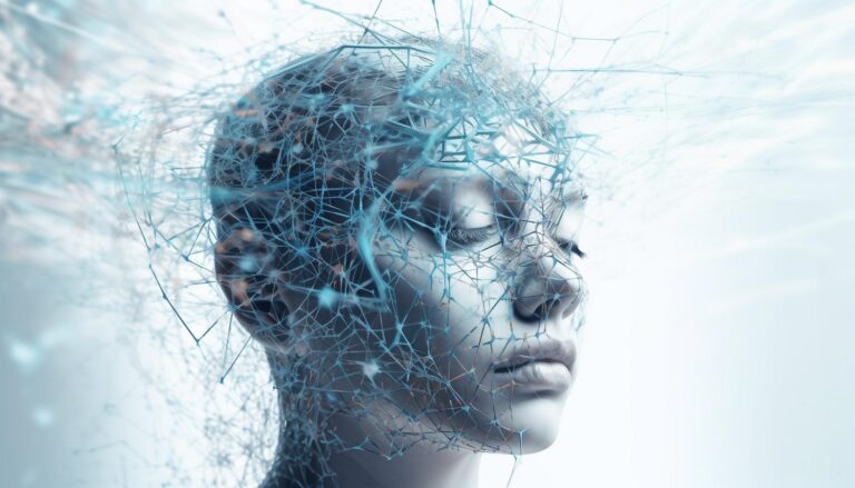 abstract futuristic portrait young adult cyborg generated by ai 188544 26772