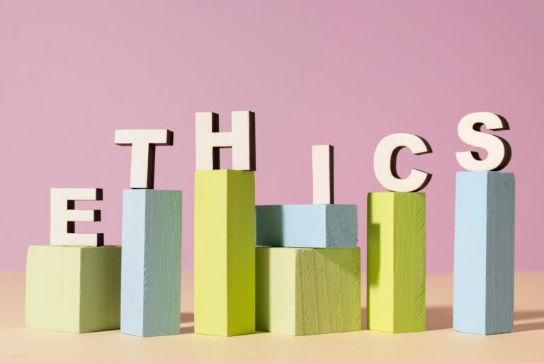 still life illustrating ethics concept 23 2149412257