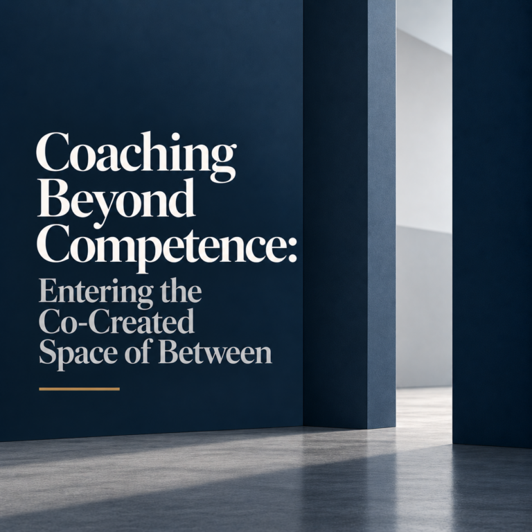 Coaching beyond competence